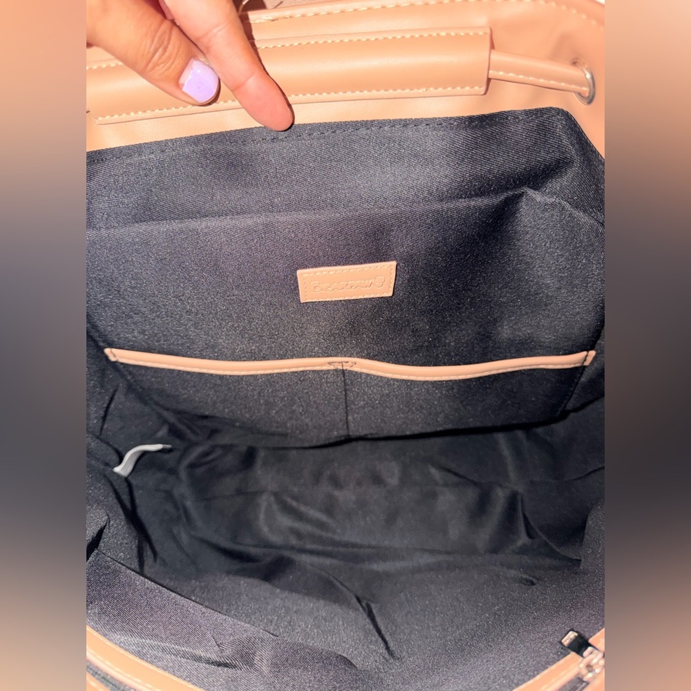 🐻NWT Bearpaw Camo print/sherpa soft suede like Backpack - Picture 7 of 8